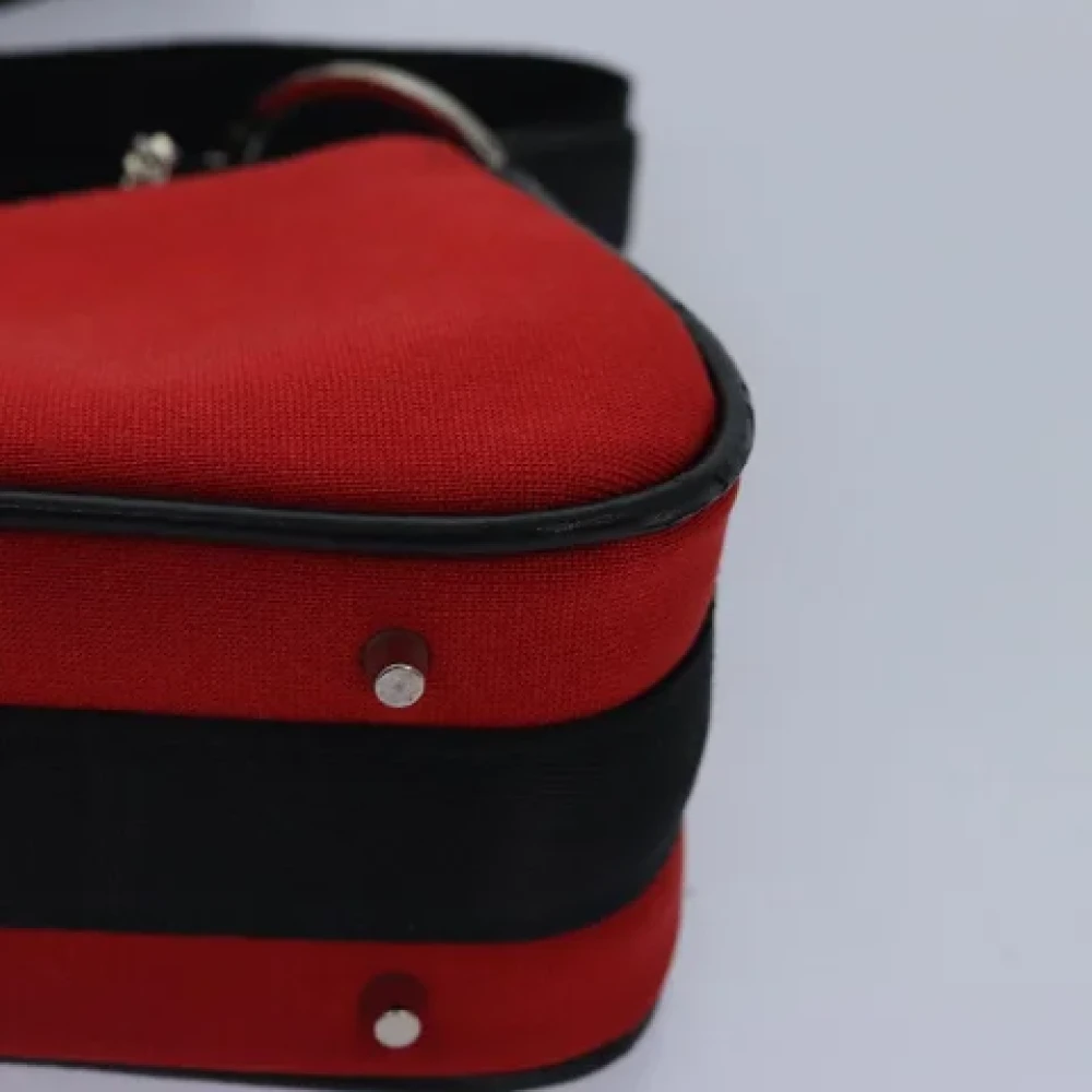 Dior Vintage Pre-owned Silk dior-bags Red Dames
