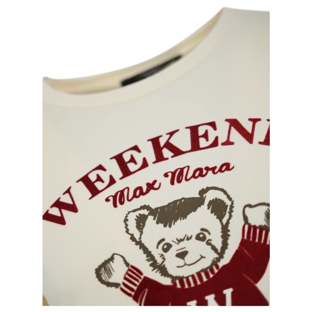Max Mara Weekend Gedrukt katoenen shirt met lange mouwen White Dames
