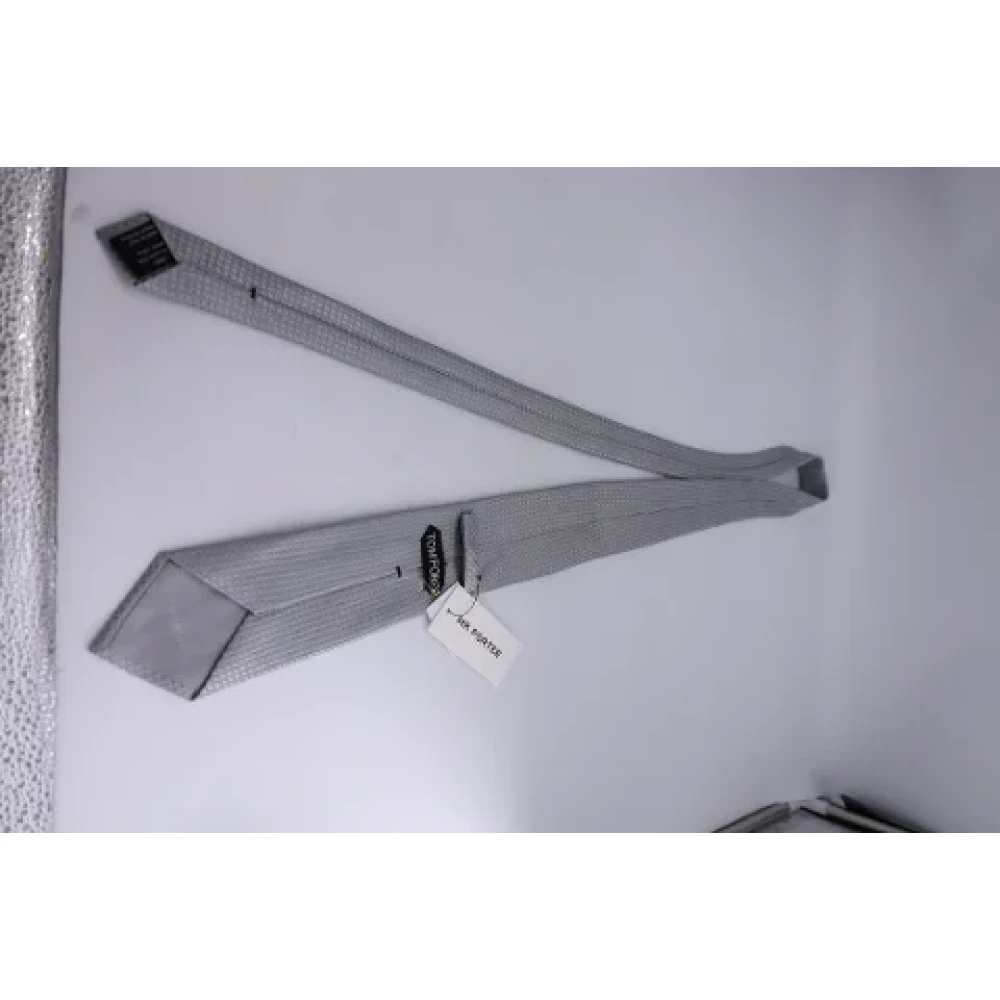 Tom Ford Pre-owned Cotton home-office Gray Heren