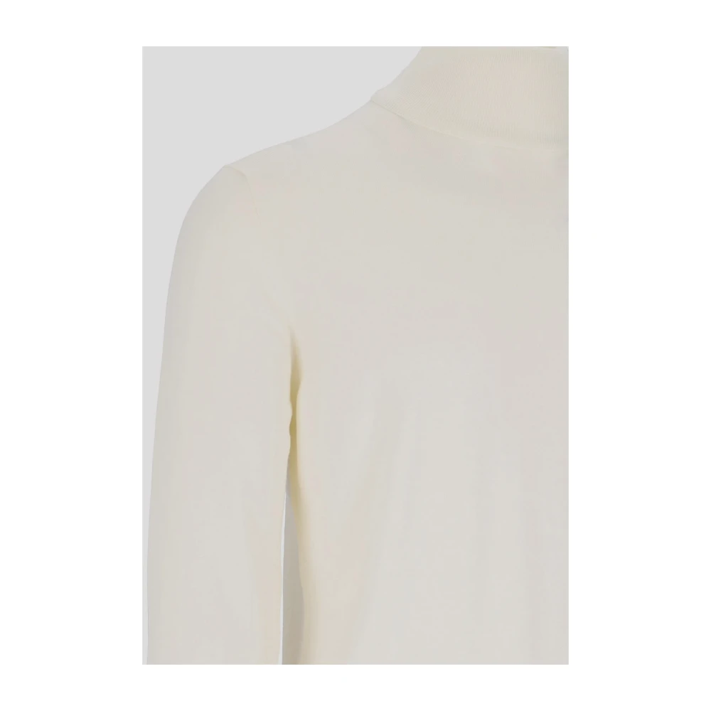 Goes Botanical Wollen Turtleneck Gebreid Beige Heren