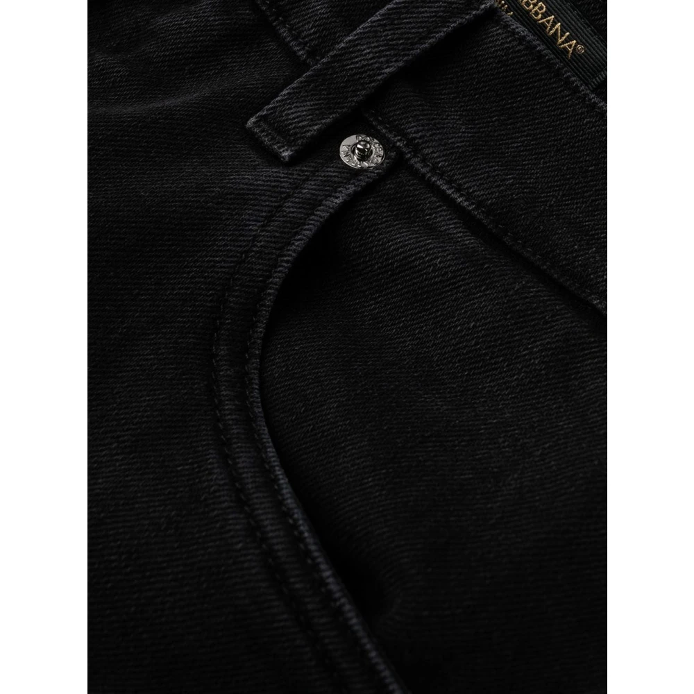 Dolce & Gabbana Zwarte Slim-fit Jeans Black Heren