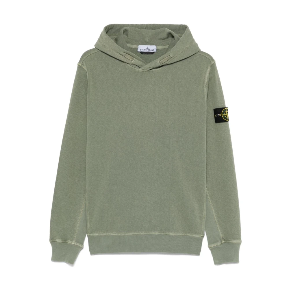 Stone Island Men's Green Hoodies,, Jumper Casual Style Extra Large