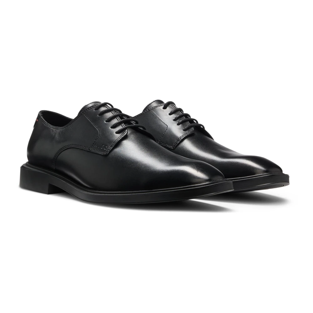 Hugo Men's Black Gryff Derb Shoe - Dress Shoes - 9 Uk - Shoes