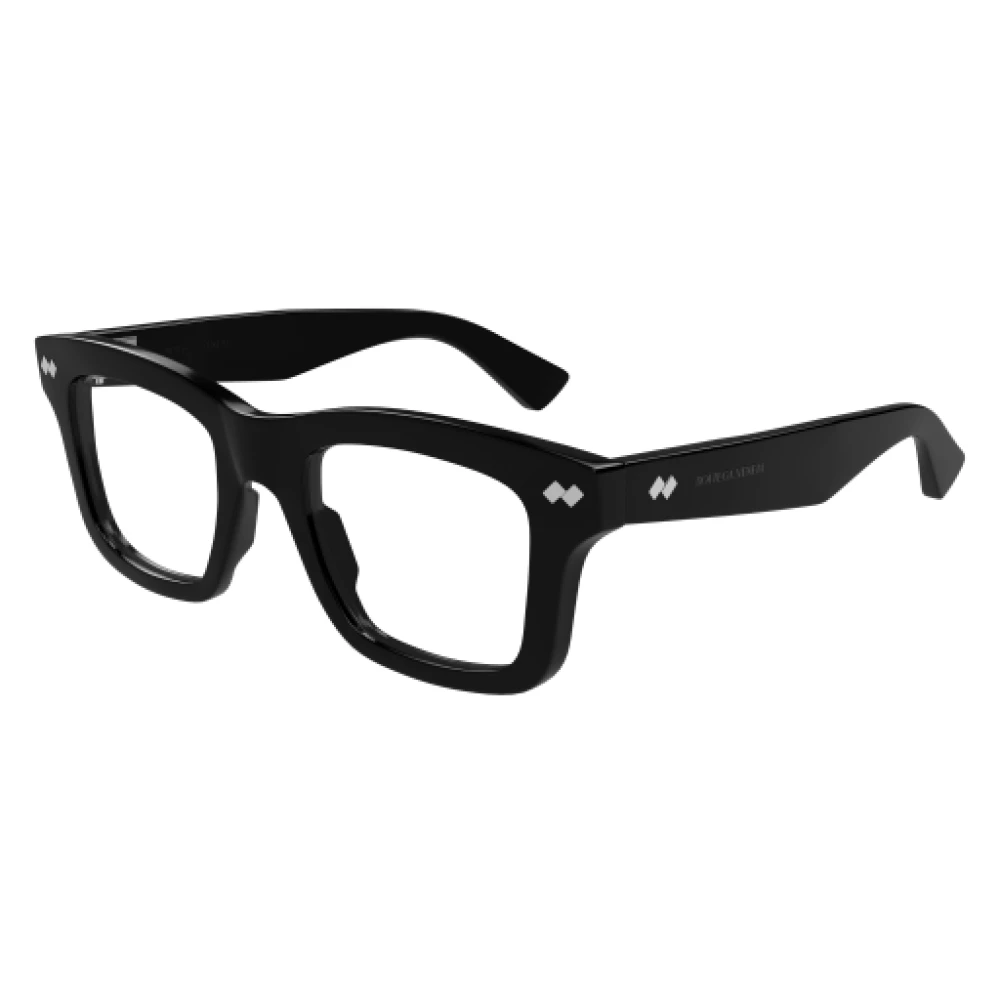 Bottega Veneta Oversized Vierkante Optische Bril Black Unisex
