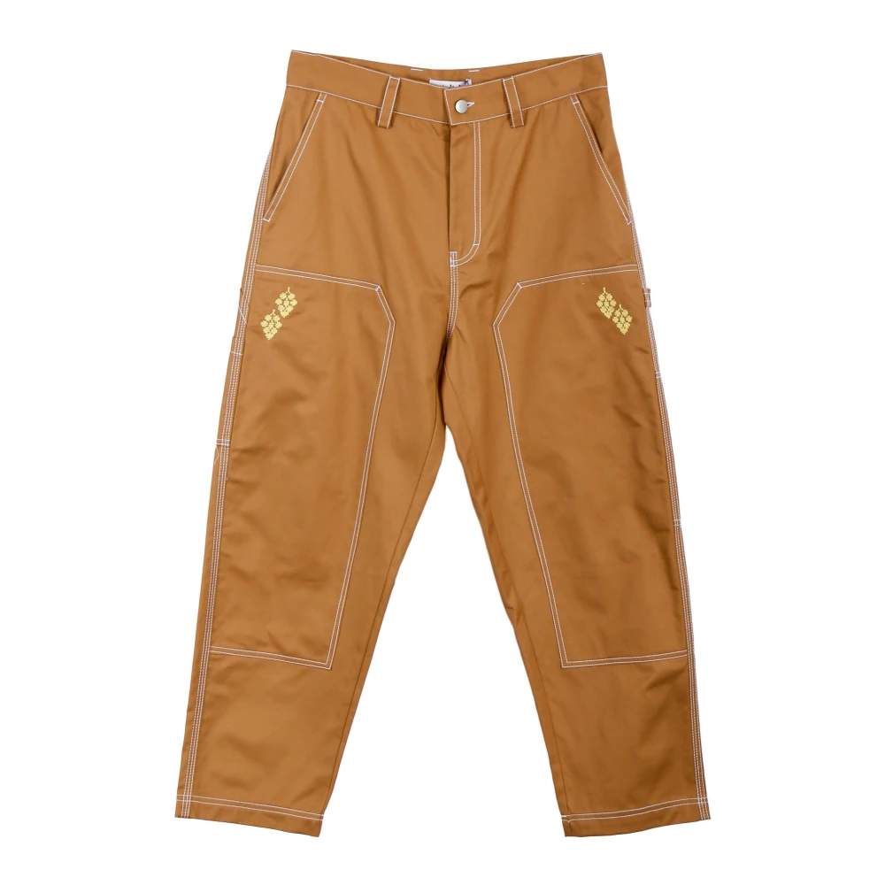 Adish Homme Marron Pantalons, Brun, Taille: L Pantalon Coupe Fuselée