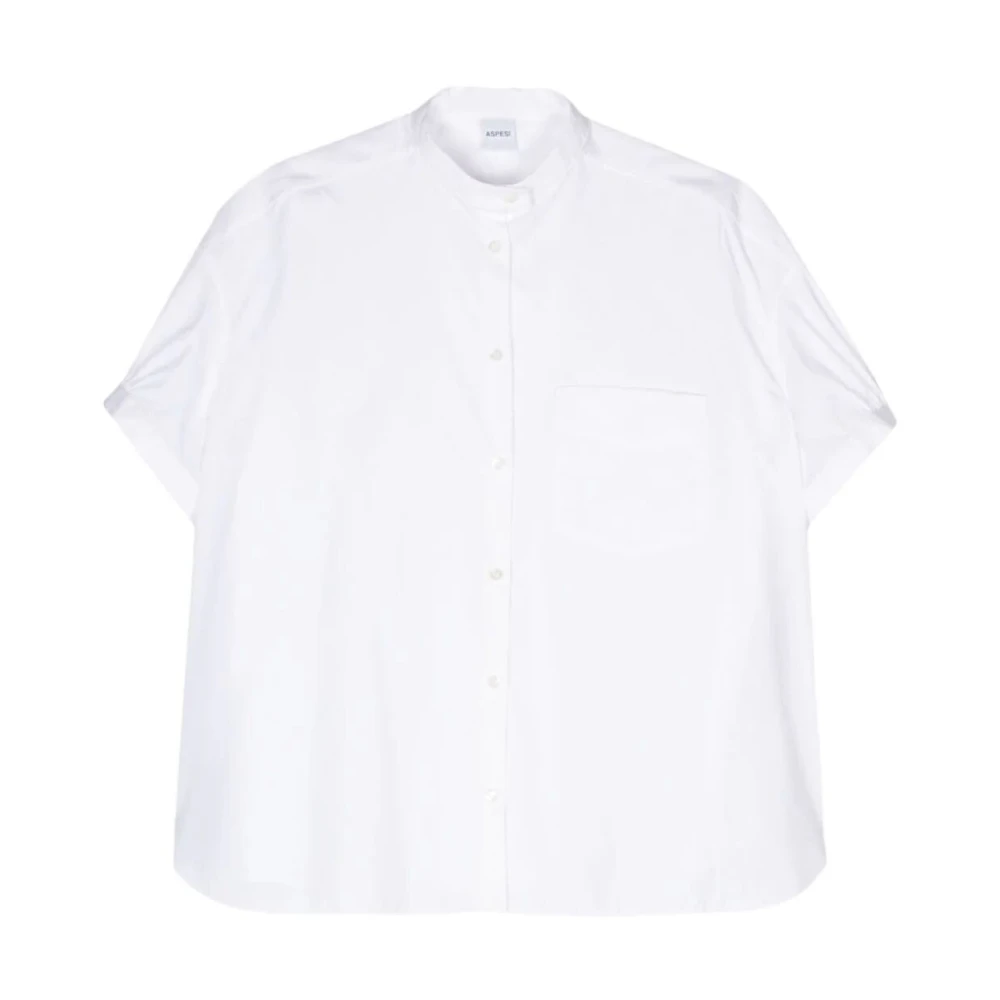 Aspesi Witte Shirt Mod.5480 White Dames