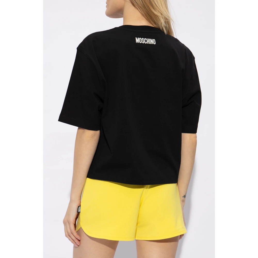 Moschino Oversized T-shirt Black Dames