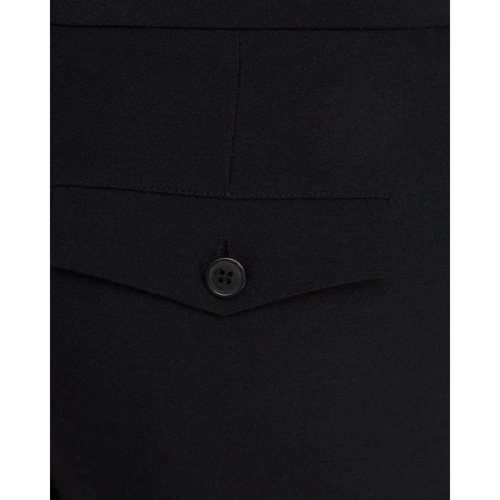 Saint Laurent Bermuda Wol Mohair Shorts Black Heren