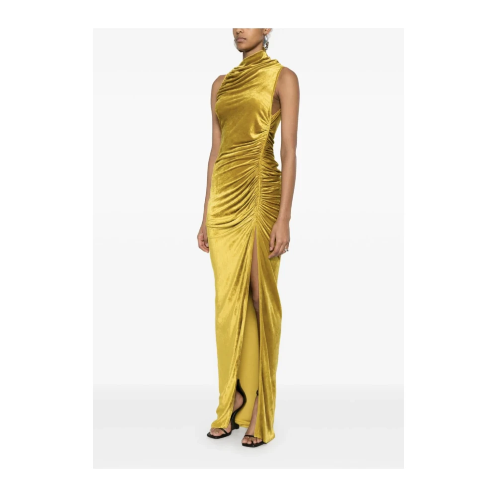 Rick Owens Zuur Jurk Yellow Dames