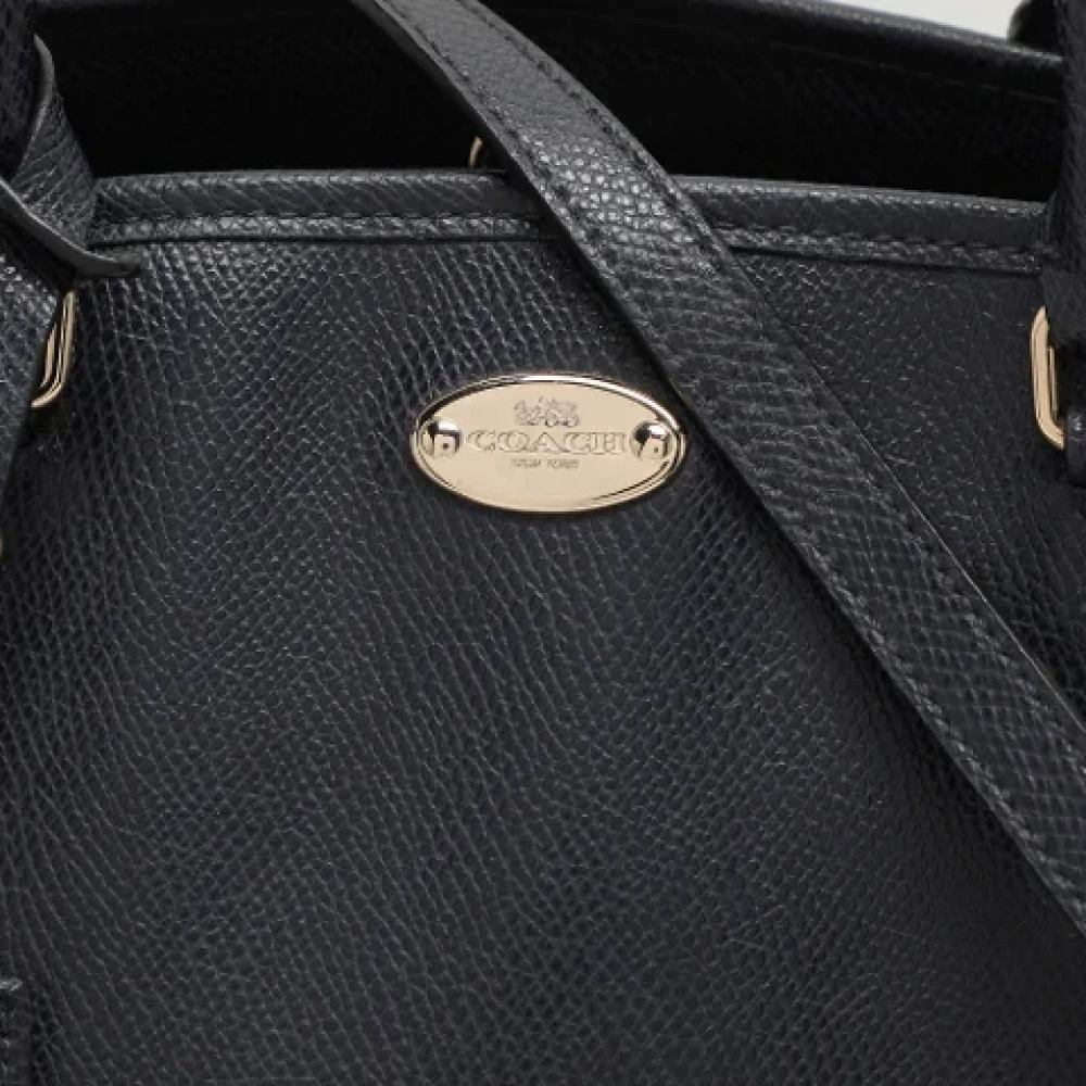 Coach Pre-owned Leather handbags Black Dames