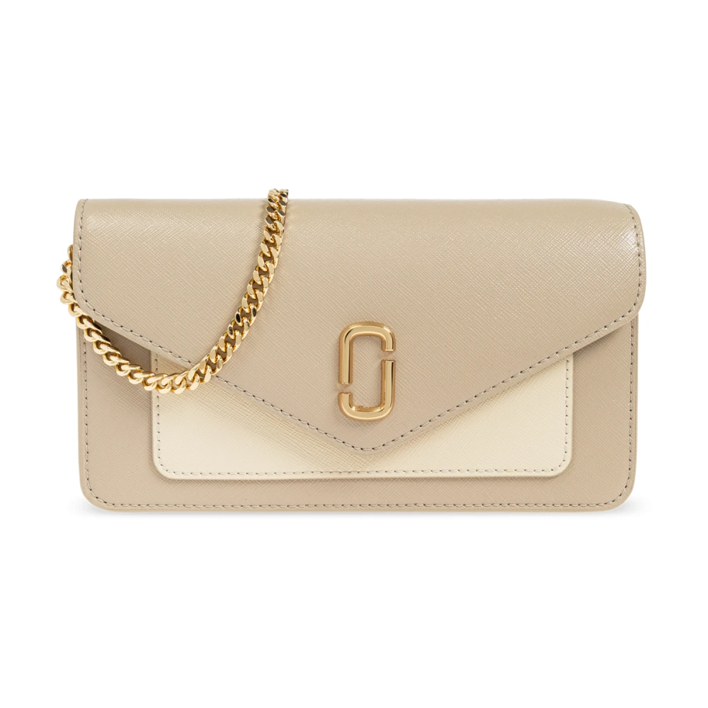 Marc Jacobs Plånbok på kedja Longshot Beige, Dam