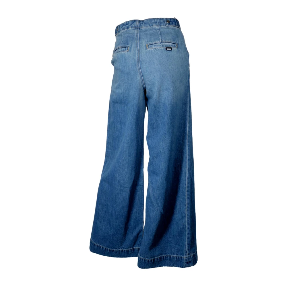 Hugo Boss Elegante Zephyrus Jeans in Blauw Denim Blue Dames
