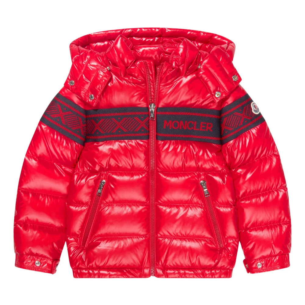 Moncler Boys Red Winter Jackets, 12 Y, Down Padded Holmi Jacket