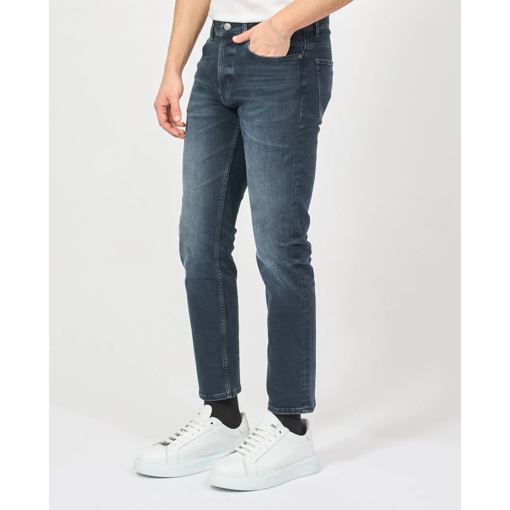 Hugo Boss Blauwe Slim Fit Jeans Blue Heren