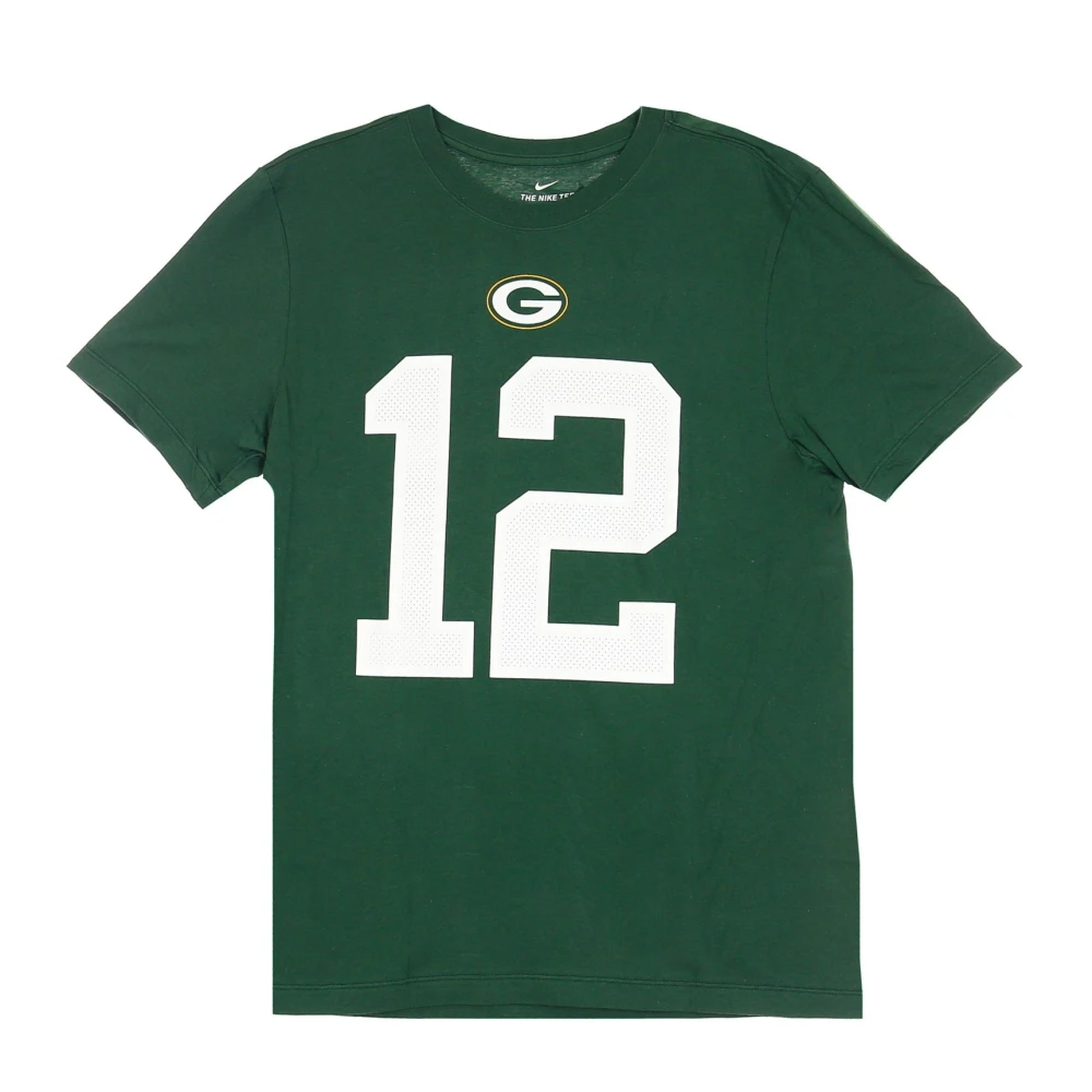Nike Green Bay Packers T-shirt Rodgers 12 Green Heren