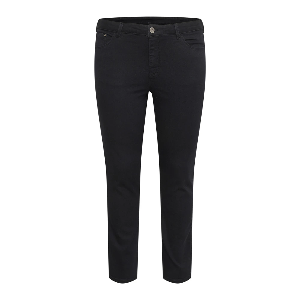 Slim Leg Jeans Svart Dyp