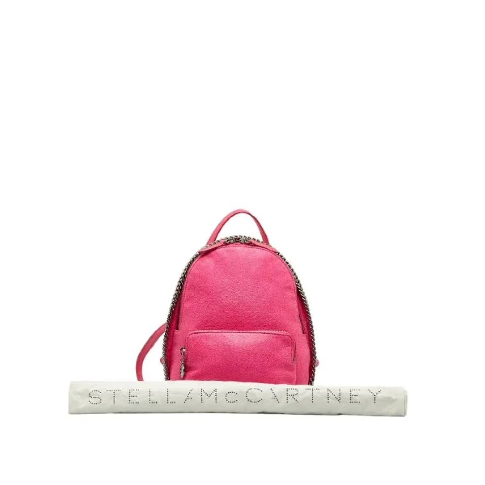 Stella McCartney Pre-owned Polyester backpacks Pink Dames