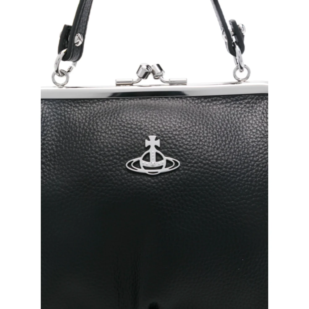 Vivienne Westwood Zwarte Frame Portemonnee Black Dames