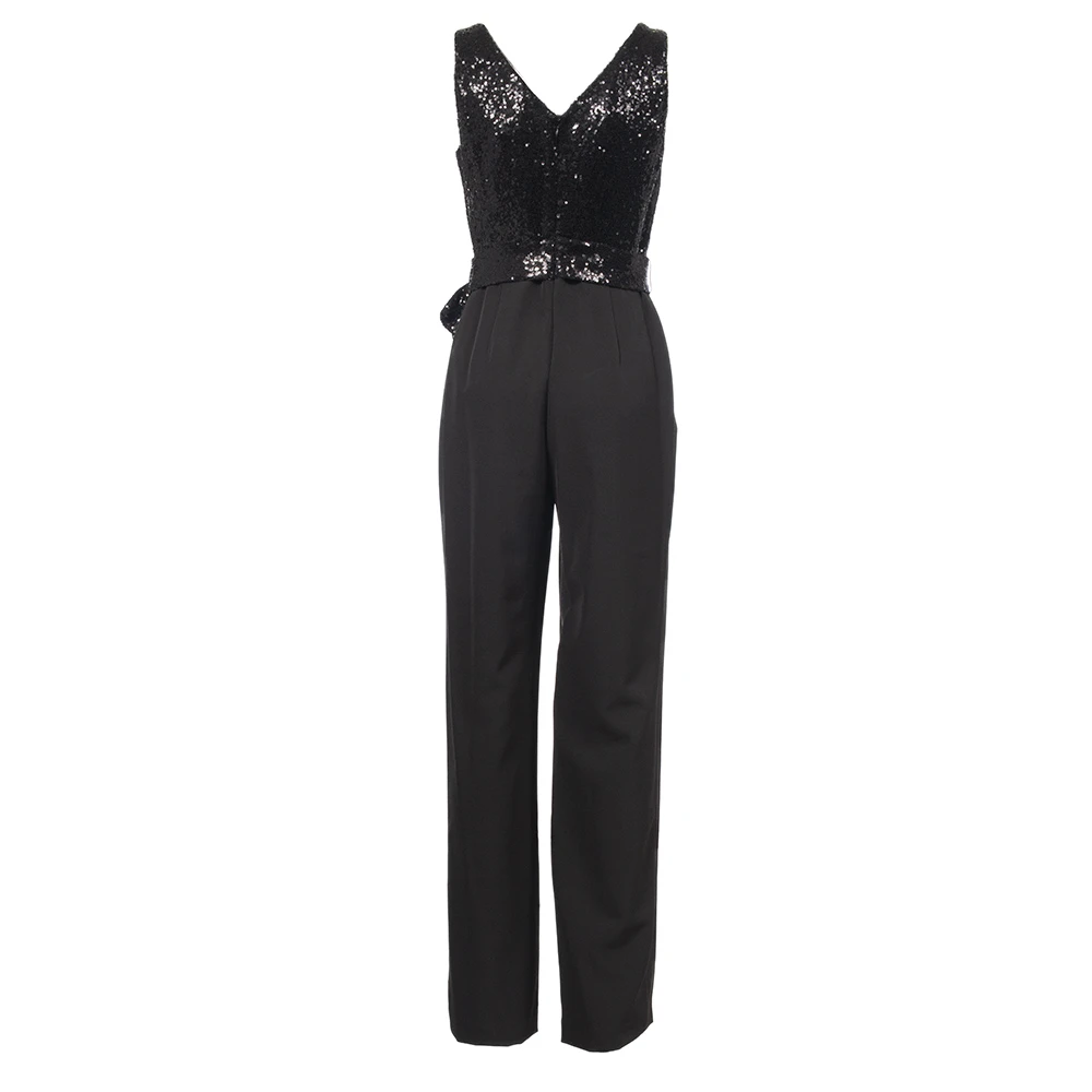 Ralph Lauren Elegante Comfortabele Jumpsuit Black Dames