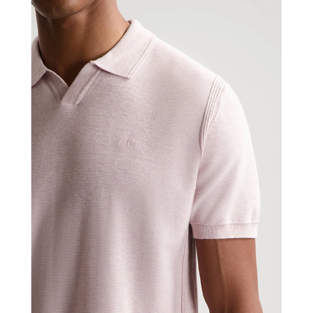 Dstrezzed Mercury Short Sleeve Polo Pullover Purple Heren