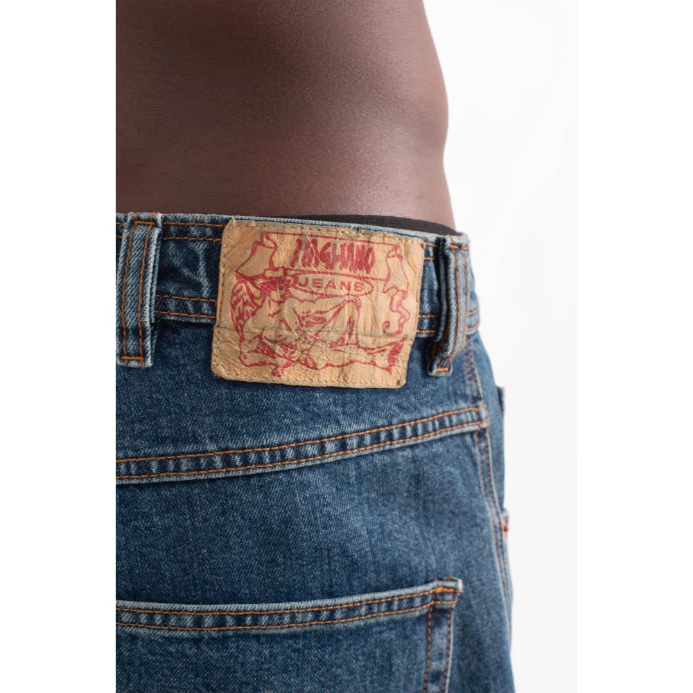Magliano Back Patch Jeans Blue Heren