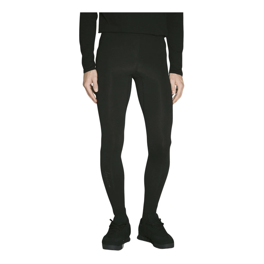 Y-3 Leggings met Stretch Finish en Achterlogo Black Heren