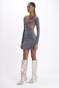 robe-mini-en-velours-a-manches-longues