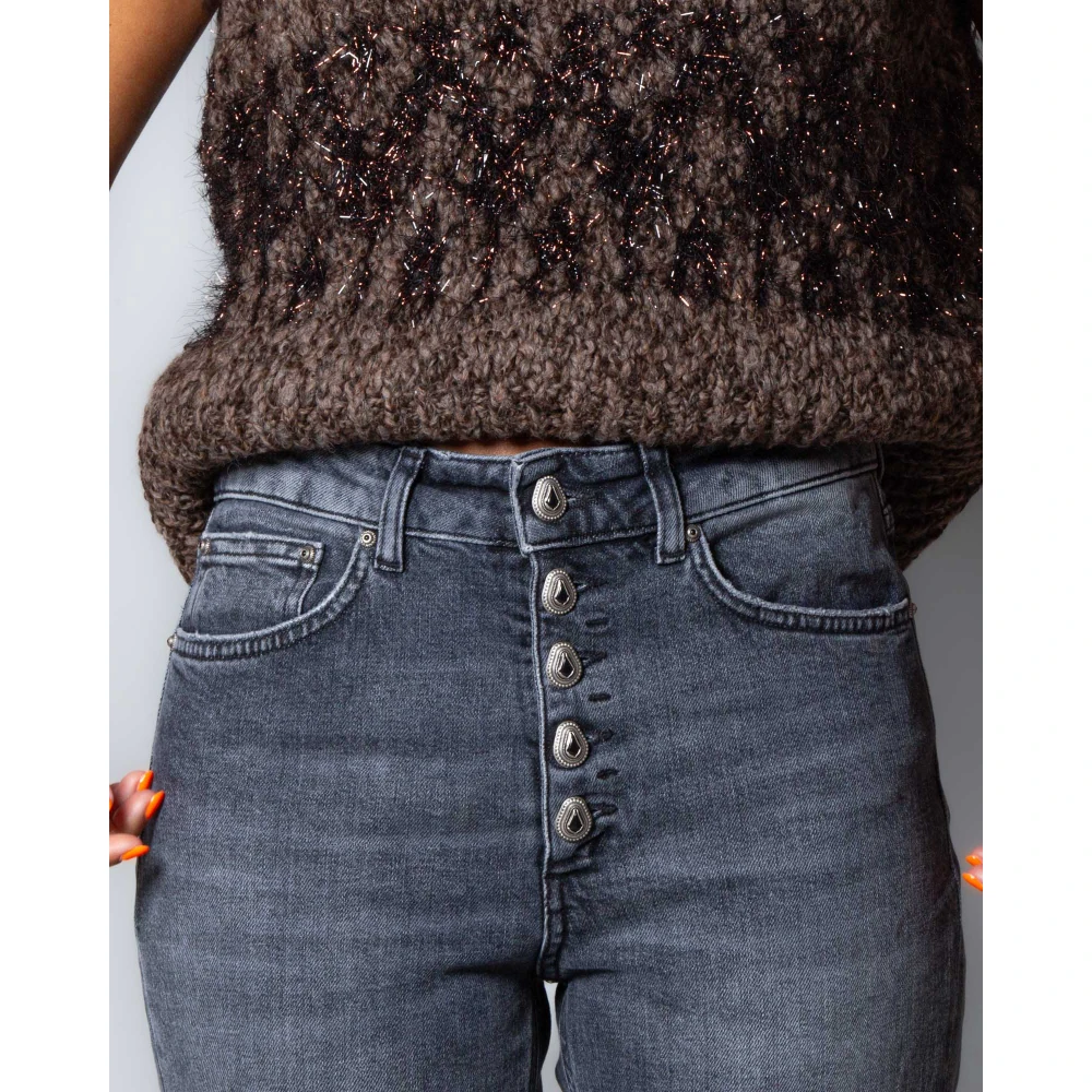 Dondup Trousers Gray Dames