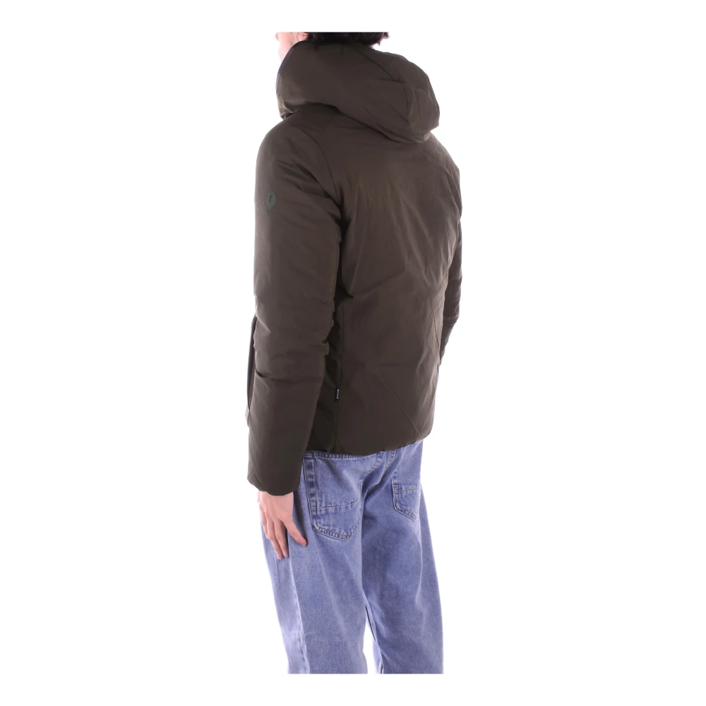 Save The Duck Groene Hoodie met Ritszakken Green Heren