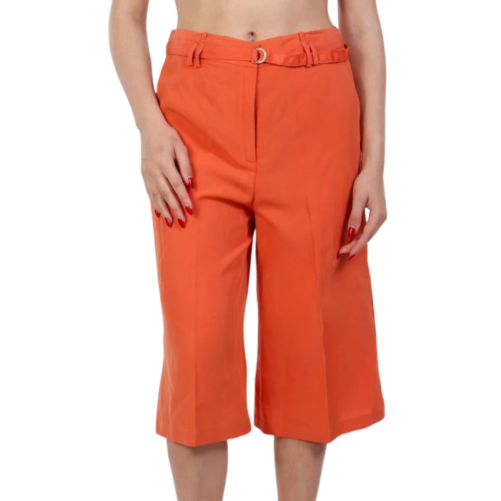 Liu Jo Damen Orange Shorts, Lgröße: