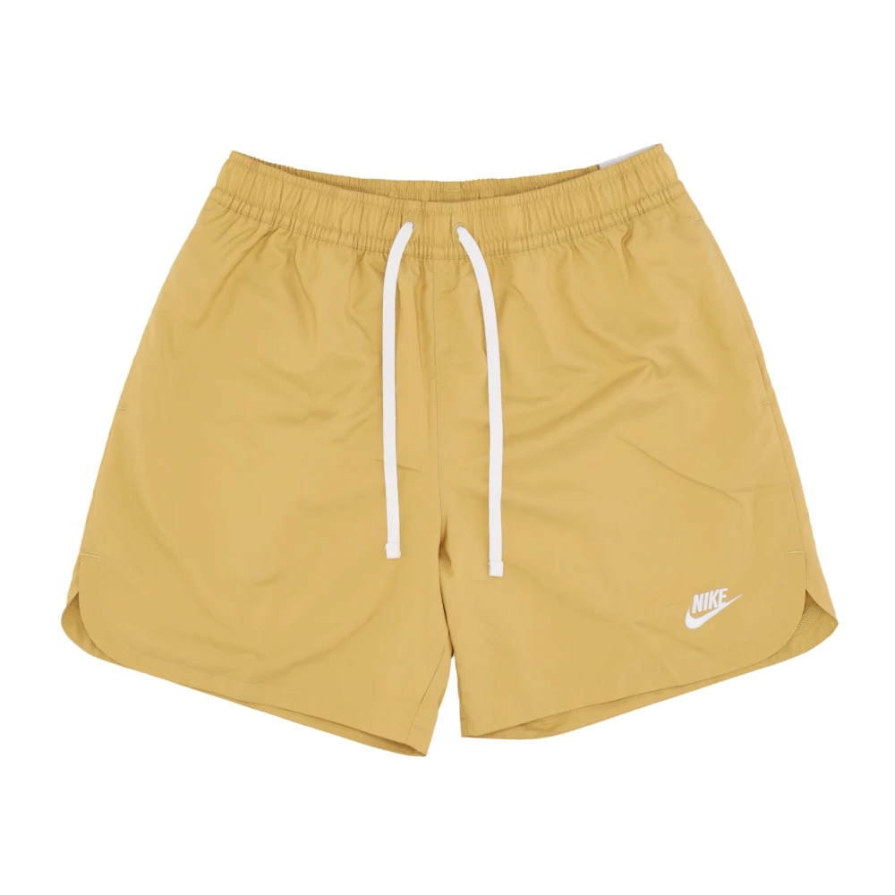 Nike Geweven Gevoerde Flow Shorts Yellow Heren