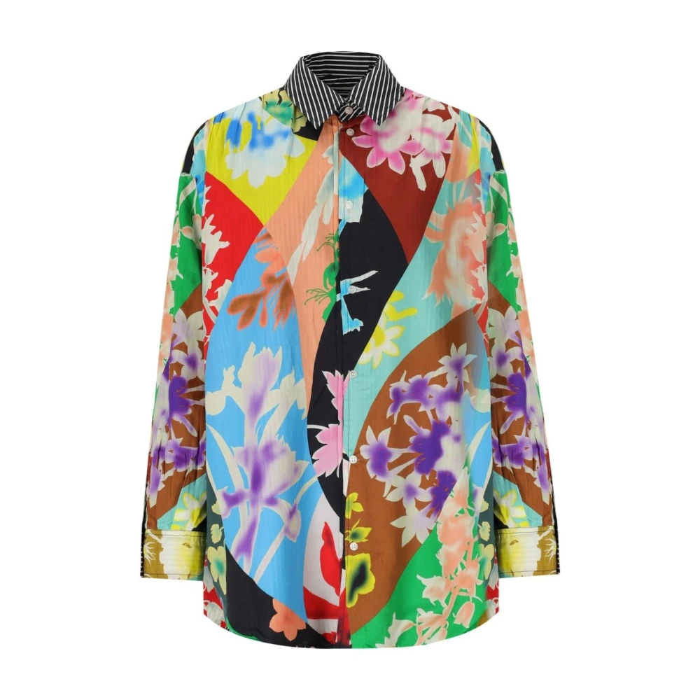 Essentiel Antwerp Blauw Multicolor Omkeerbaar Glory Overhemd Blue Dames