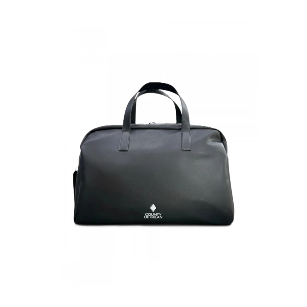 Marcelo Burlon Men's Black Comas260328 Weekend Bag - Weekend Bags - One Size - Bags