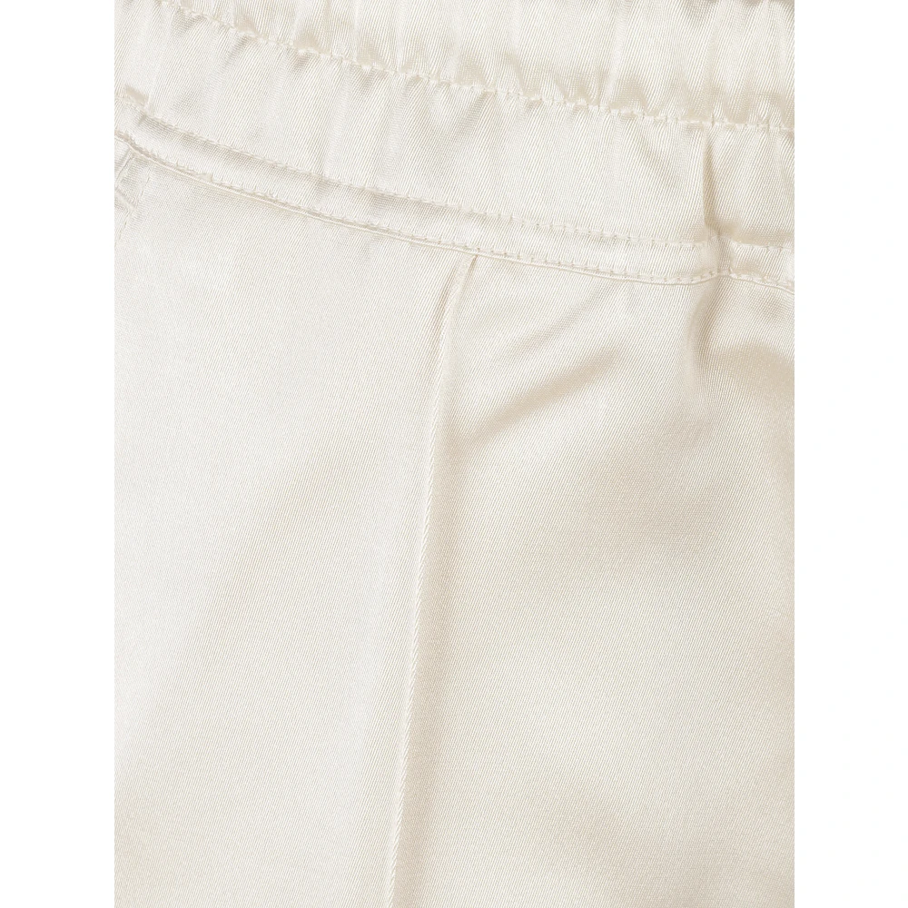 Tom Ford Satijnen Shorts met Piping White Heren