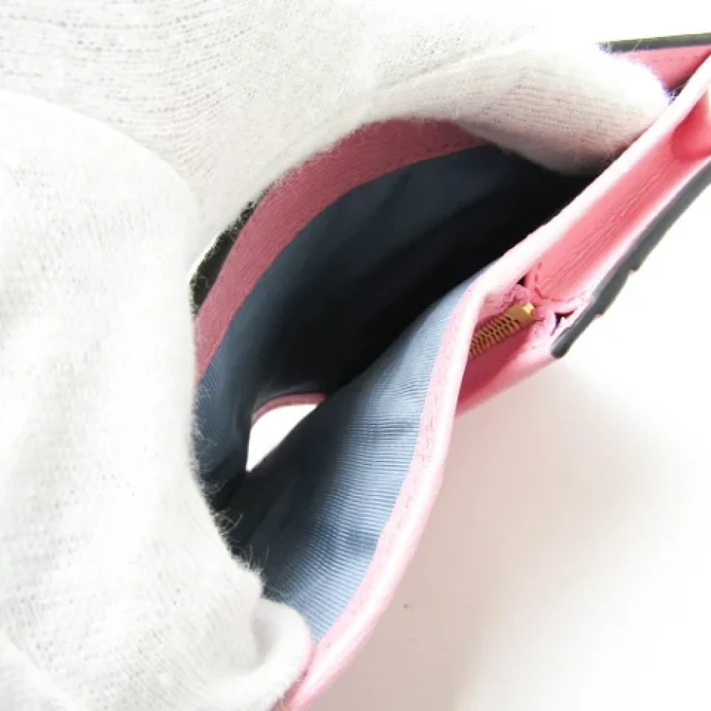 Gucci Vintage Pre-owned Leather wallets Pink Dames
