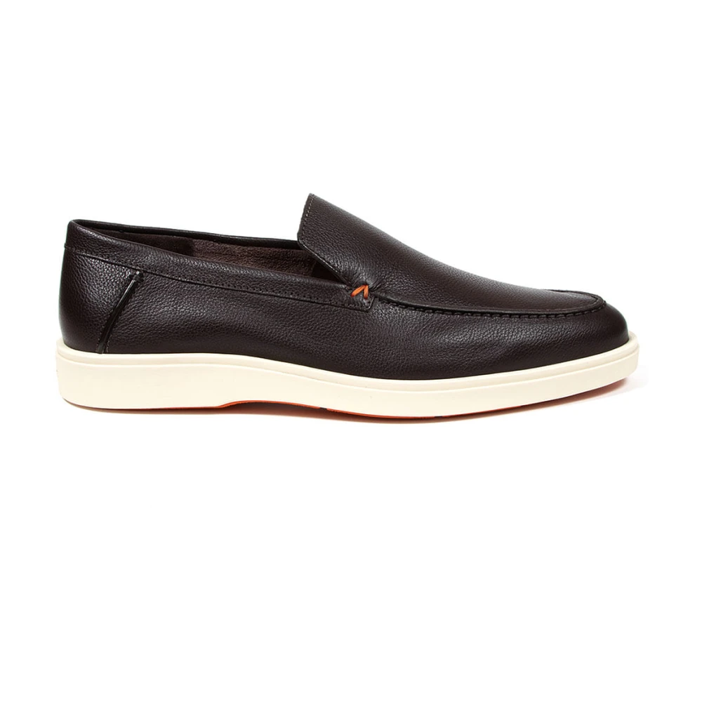 Santoni Men's Brown Stylish Loafers - Loafers - 10 Uk - Shoes