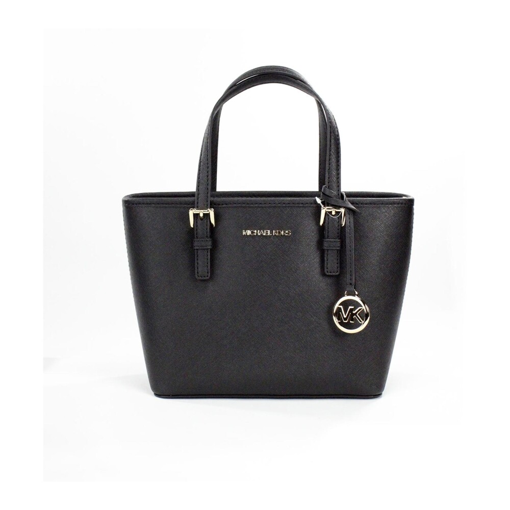 Zwarte leren top rits tote tas Michael Kors Shoppers Miinto.be