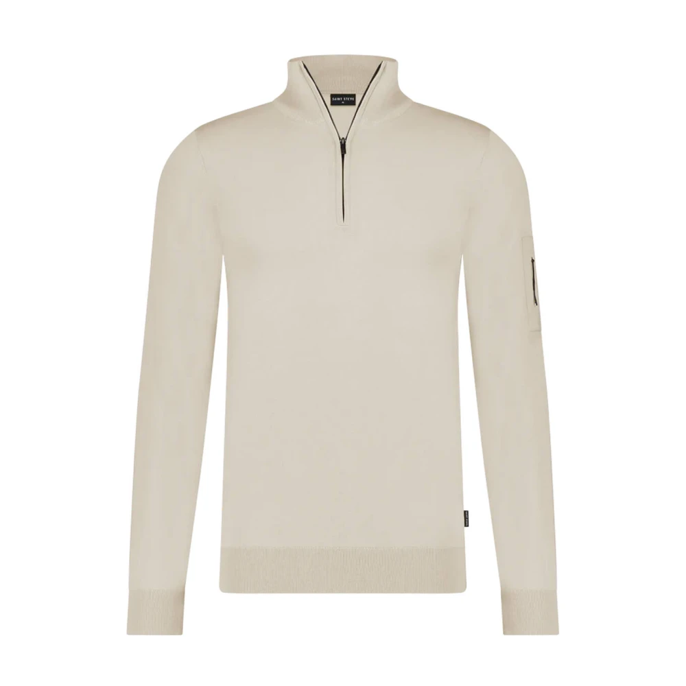 Saint Steve Hoodie 210160 met Hilco Design Beige Heren