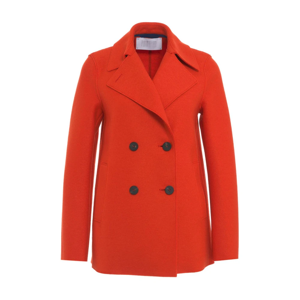 Harris Wharf London Oranje Jas Aw24 Damesmode Orange Dames