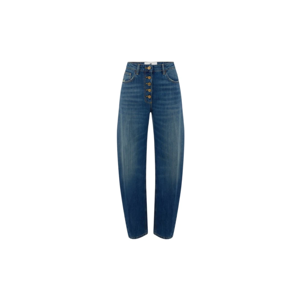Elisabetta Franchi Denim Balloon Fit Pants - Image 2