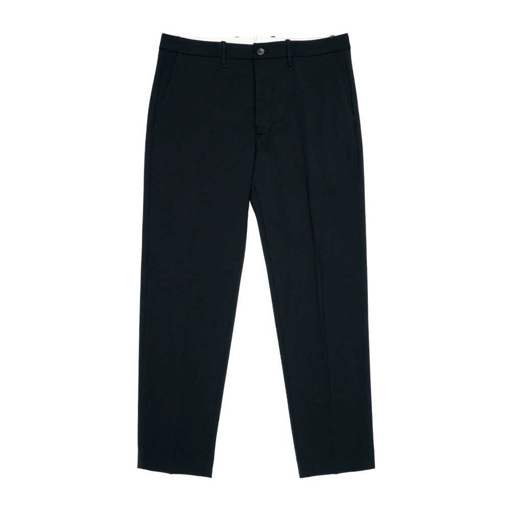 Nine In The Morning Relaxed Fit Wol Chino Broek Black Heren