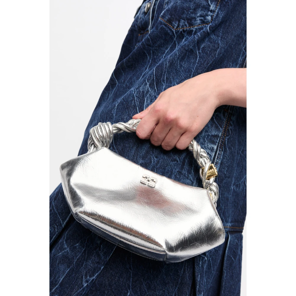 Ganni Stijlvolle Handtas A6595 Gray Dames