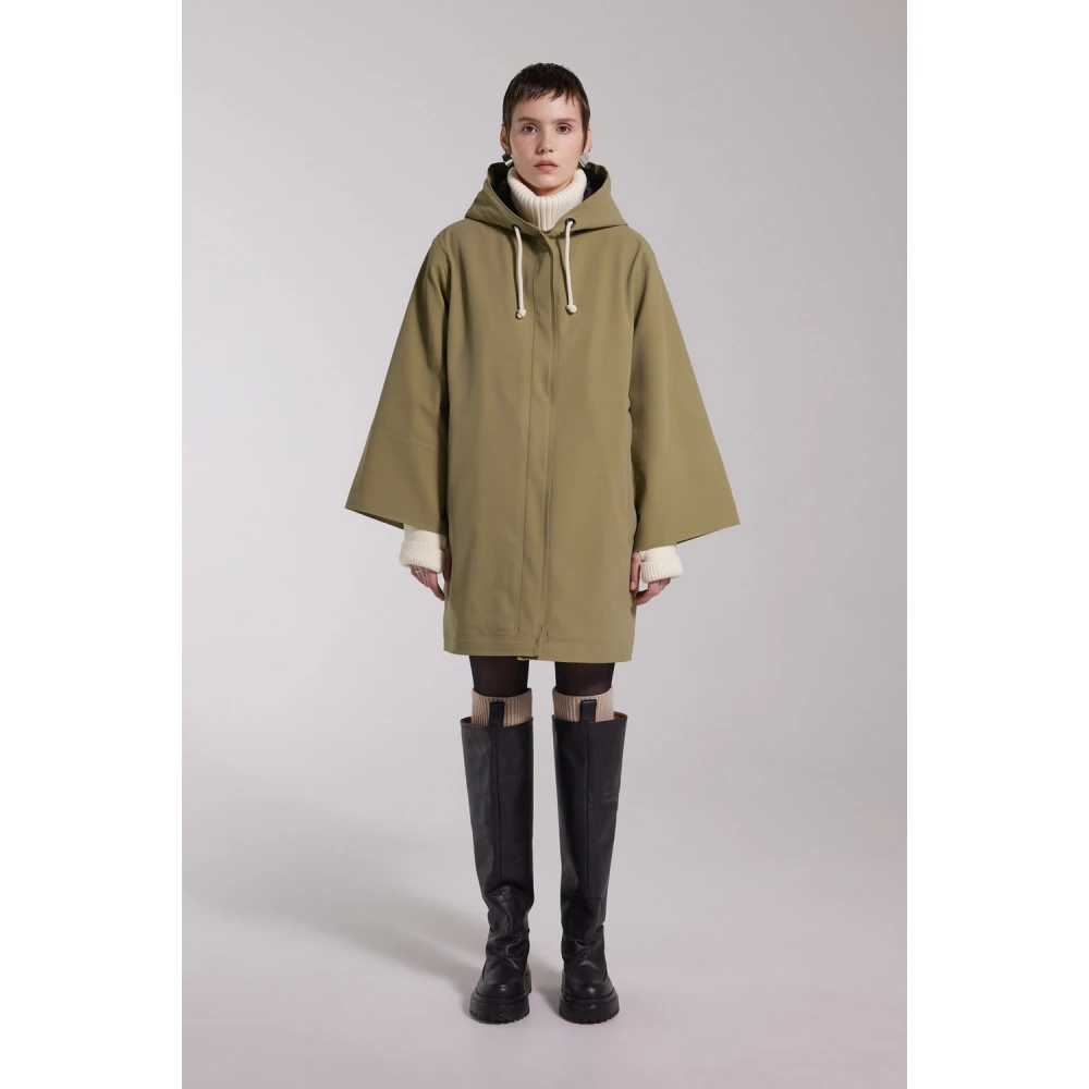 Stutterheim Winter Matte Regenjas Green Dames