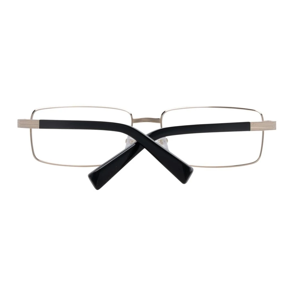 Ermenegildo Zegna Gouden Titanium Full-Rim Optische Monturen Yellow Heren
