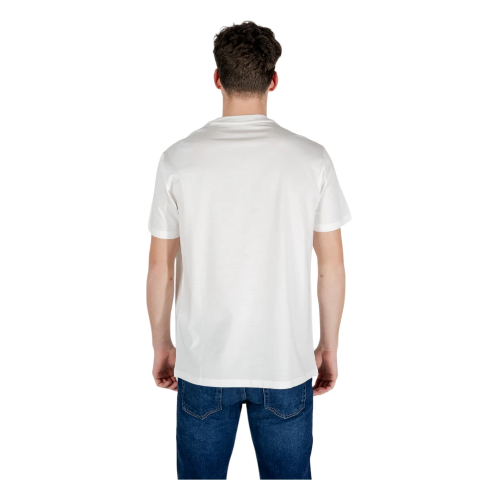 Armani Exchange Korte Mouw T-shirt Lente Zomer Collectie White Heren