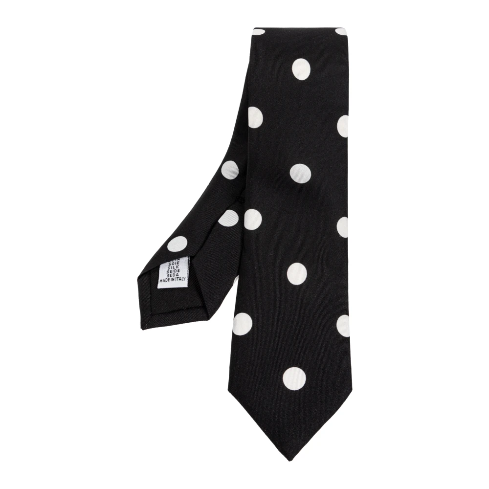 Moschino Zijden stropdas Black Heren