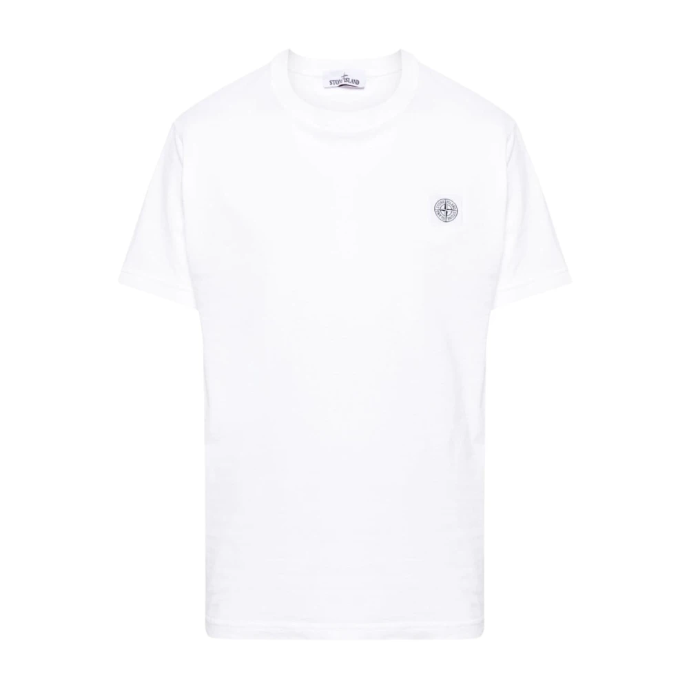 Stone Island Witte T-Shirt Collectie White Heren