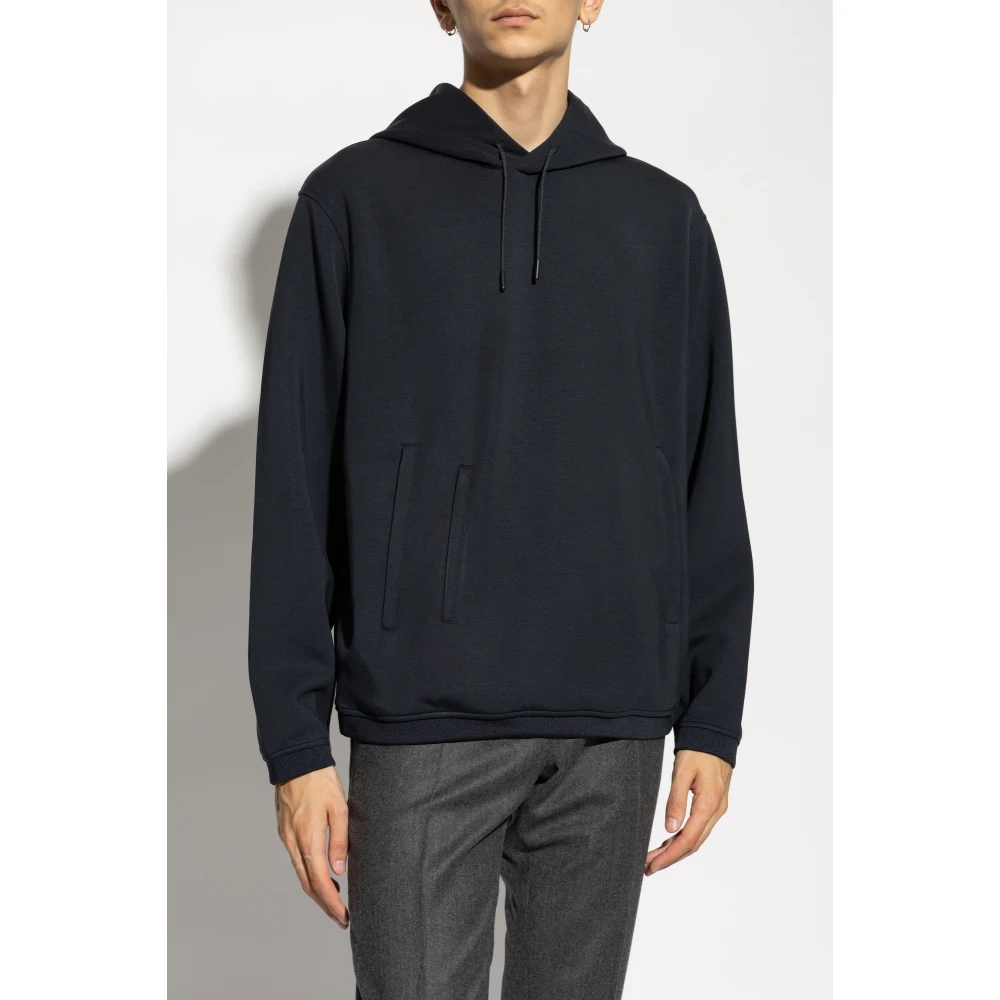 Emporio Armani Hoodie Blue Heren