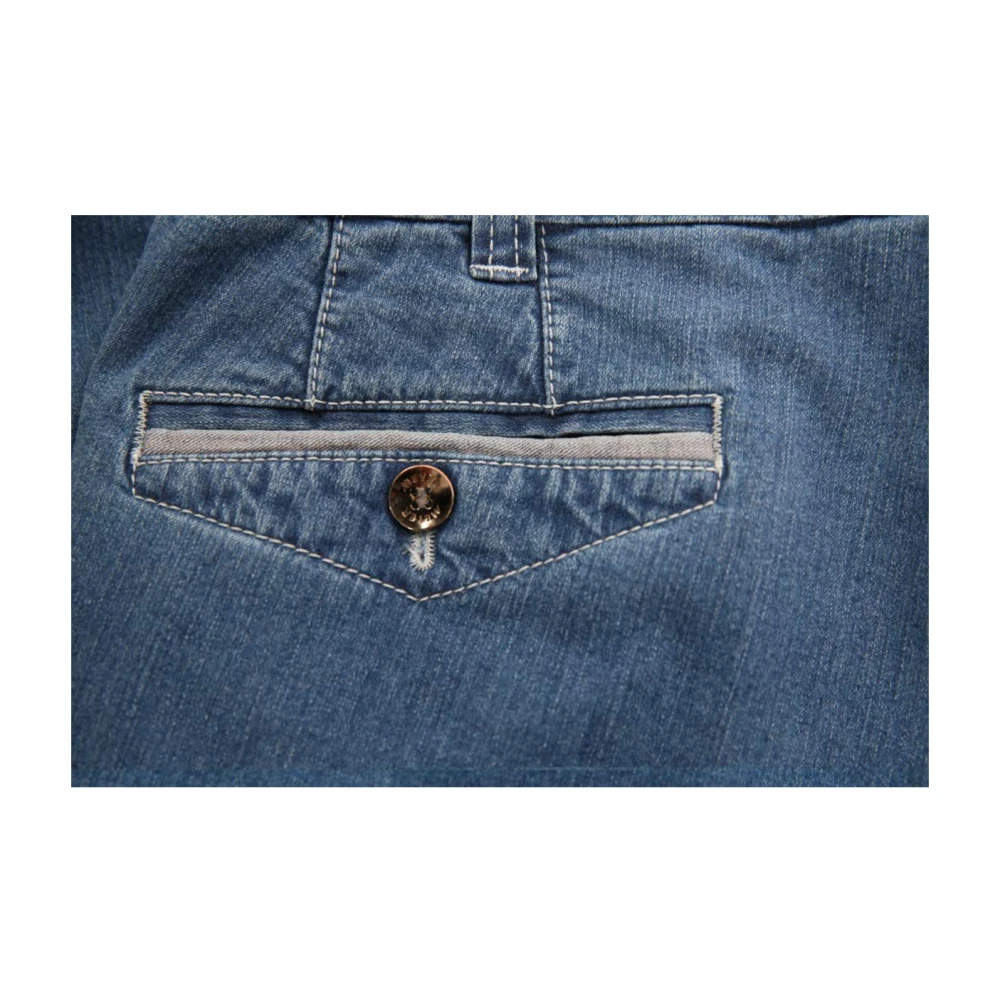 Meyer Chiffon Broek Blue Heren