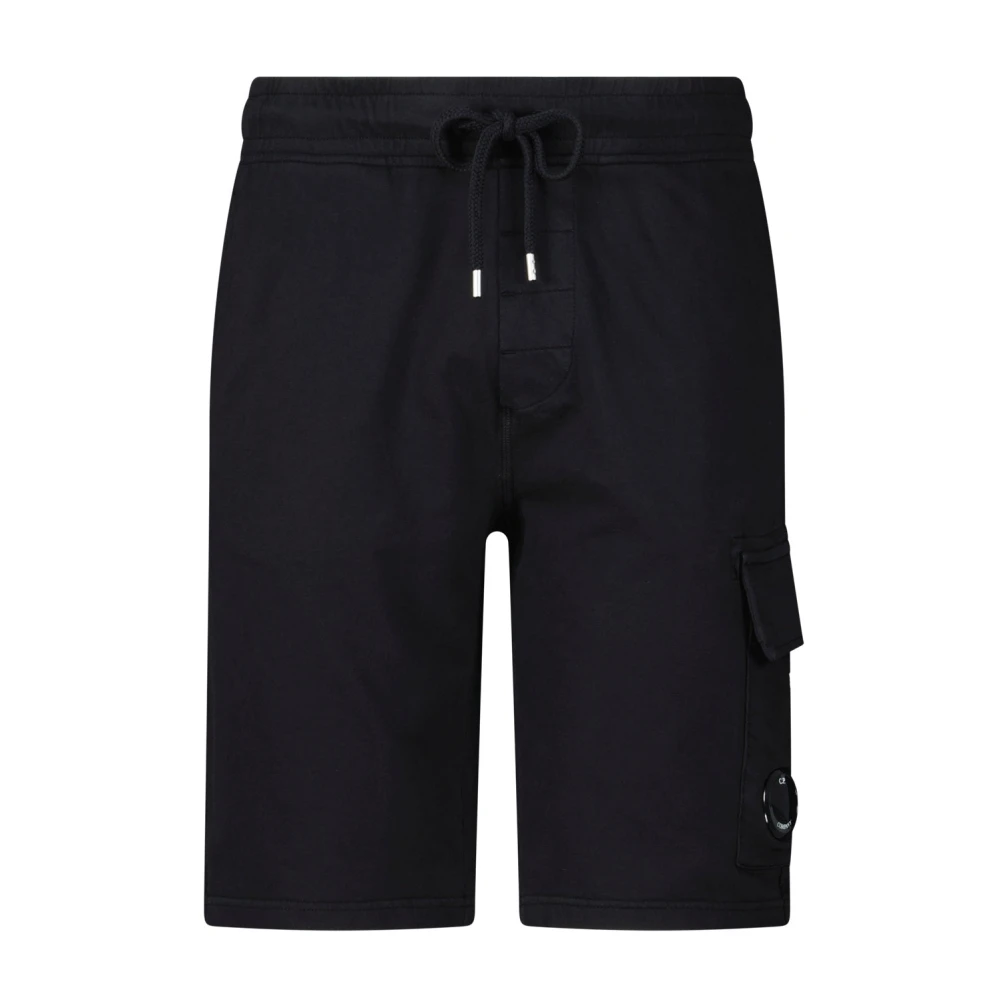C.P. Company Sportieve Goggle Detail Shorts Black Heren
